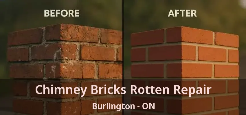 Chimney Bricks Rotten Repair Burlington - ON