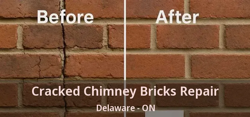 Cracked Chimney Bricks Repair Delaware - ON