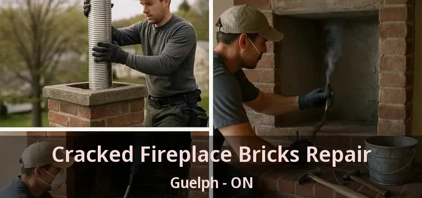 Cracked Fireplace Bricks Repair Guelph - ON