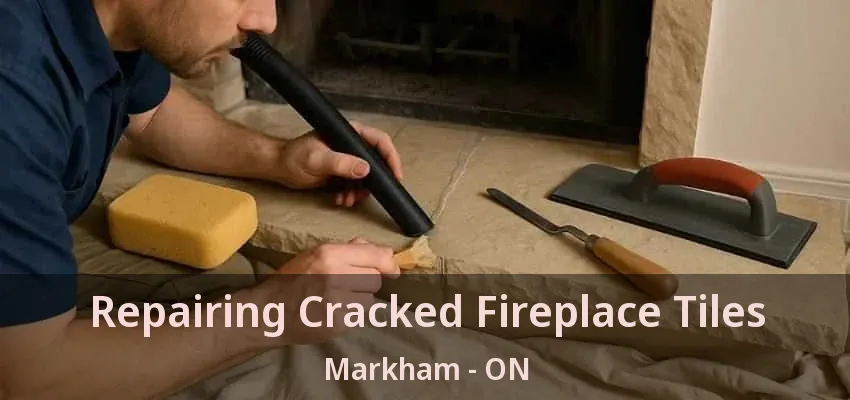 Repairing Cracked Fireplace Tiles Markham - ON
